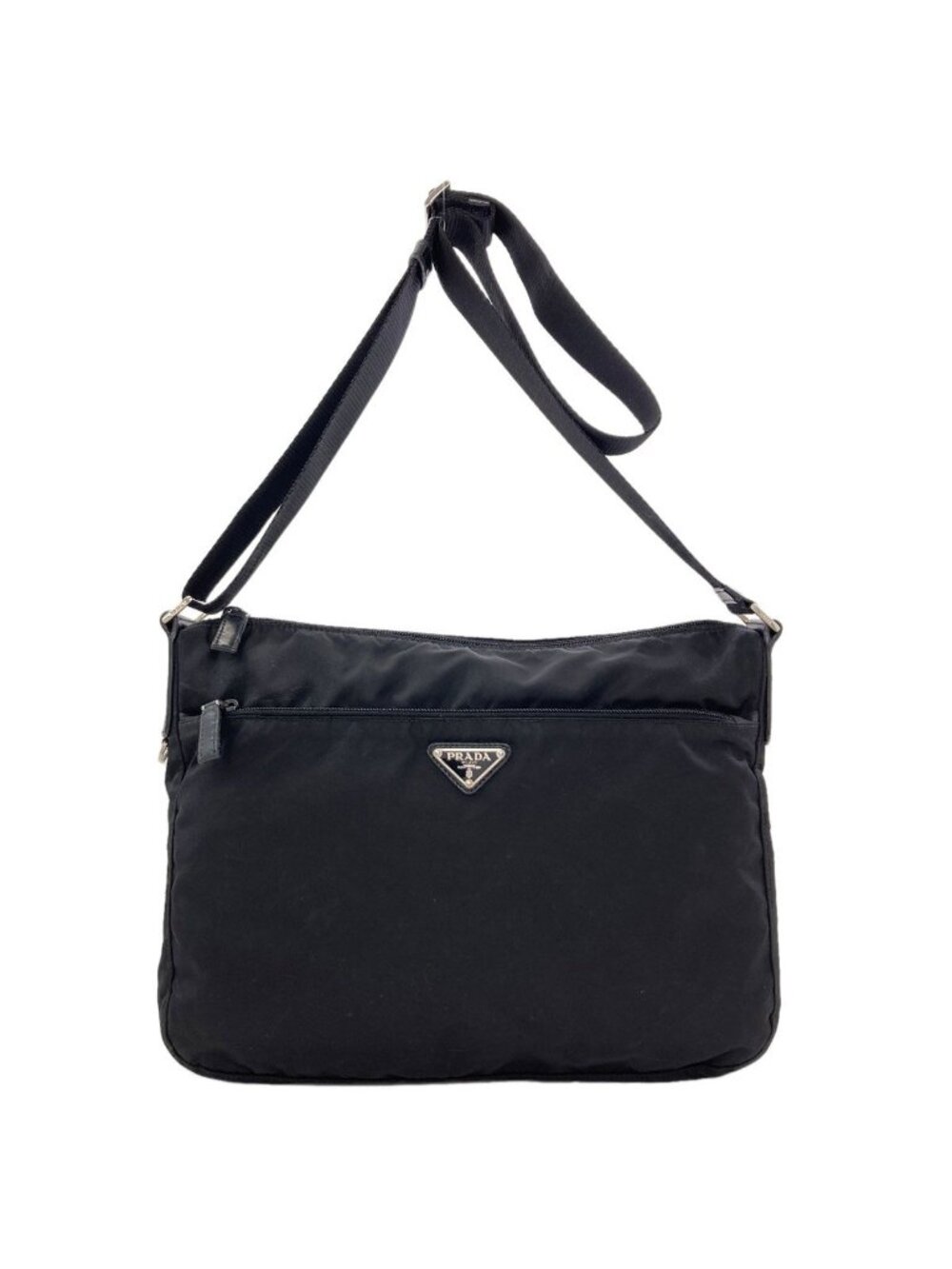 Prada Logo Shoulder Bag Nylon
